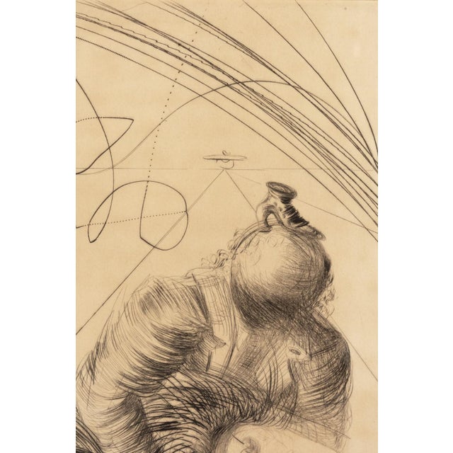 Paper Salvador Dali Femme a La Chaussure (Woman With Shoe) 1968 Signed Etching 26/50 For Sale - Image 7 of 8