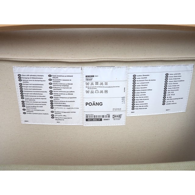 Sheepskin Poäng Armchair by Noboru Nakamura for Ikea, Sweden, 2011 For Sale - Image 13 of 14