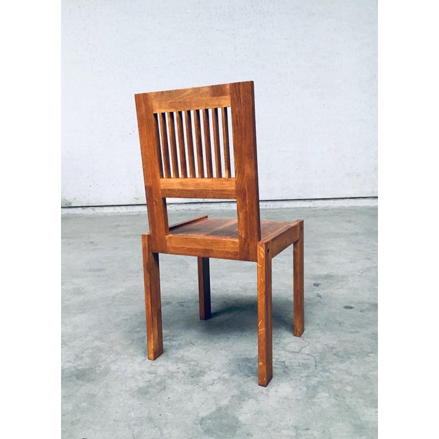 Postmodern Teak Side Chair, France, 1990s For Sale - Image 15 of 18