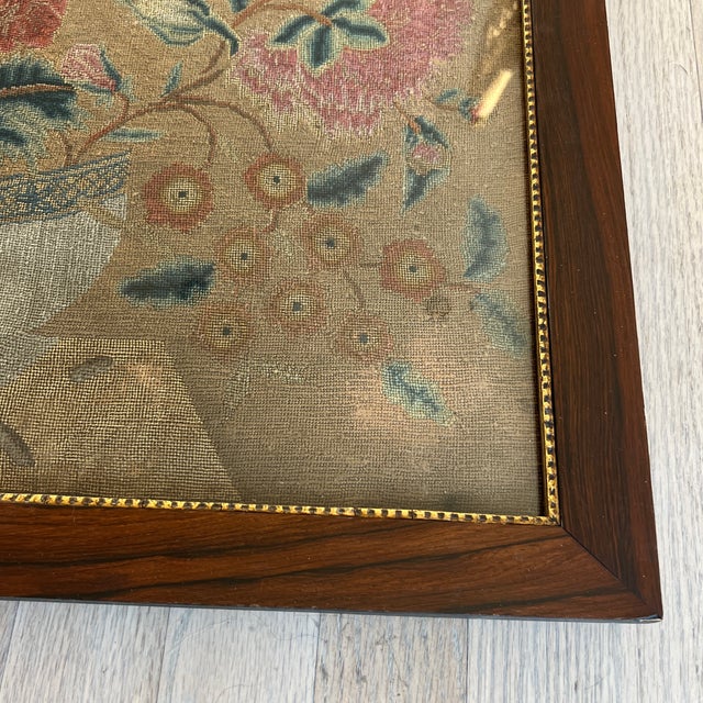 Mid 19th Century Scottish 18th Century Tapestry Needlework Framed For Sale - Image 5 of 8