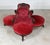 Gold Victorian Conversation Seat Settee Couch Tete-a-Tete in Mahogany, 1860 For Sale - Image 8 of 8
