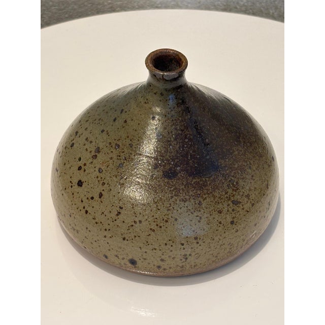 1960s french Birds Egg Vase by Atelier Palègre, 1960s For Sale - Image 5 of 9
