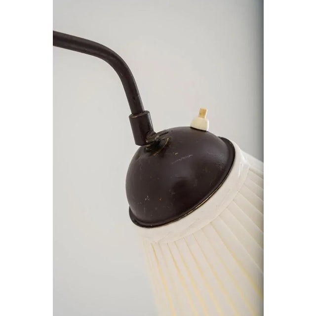 1940s Swedish Modern Model 2339 Wall Lamp attributed to Luco, 1940s For Sale - Image 5 of 13