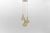 Mid-Century Modern Yellow Murano Glass Ball Pendant Cascading Lamp from Doria Leuchten, Germany, 1960s For Sale - Image 3 of 9