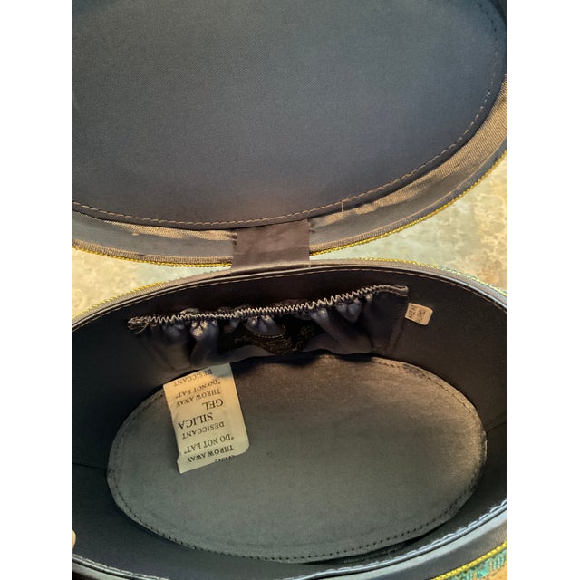 Nautical Mary Frances “Crystal Dolphins” Handbag For Sale - Image 3 of 8