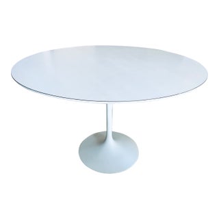 Eero Saarinen Knoll Round Tulip Table Mid Century Modern Vintage Original For Sale