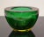 Marked Murano Art Glass Round Amber & Green Blown Glass Catchall Bowl Italy 1960 For Sale In Miami - Image 6 of 13