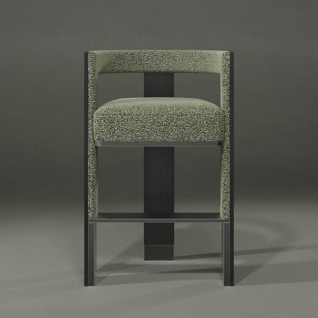 Brooklyn Bar Chair by Porus Studio For Sale - Image 4 of 13