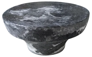 Marble Salt Meditation Stool by Roxane Lahidji