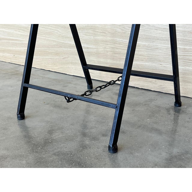 Mid 20th Century Ico Parisi Style Beechwood and Iron Suit Rack For Sale - Image 14 of 18