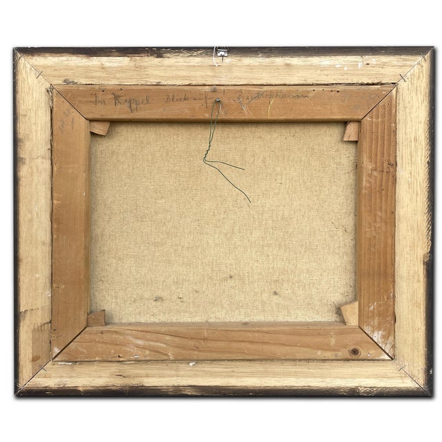 Humbert Heusser, Kippel and the Bietschhorn, 1920s, Oil on Canvas, Framed For Sale - Image 16 of 18