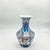 Ceramic Handmade Ceramic Classic Vase (30cm) – Turquoise Panels & Red Floral Pattern – Mediterranean Summer Decor For Sale - Image 7 of 8