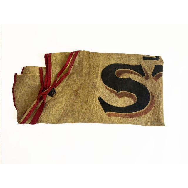 1900s Antique Advertisement Racehorse Cooling Blanket For Sale - Image 9 of 10