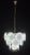 Vistosi Murano 1970s Disc White Murano Glass Chandelier by Vistosi For Sale - Image 4 of 15