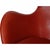 Set of Vintage Egg Chair and Ottoman in Indian Red Anilin Leather by Arne Jacobsen, 1960s For Sale - Image 10 of 18