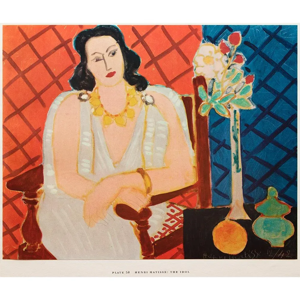 H. Matisse 抽象画 1951年 大判 s-l1200.jpg