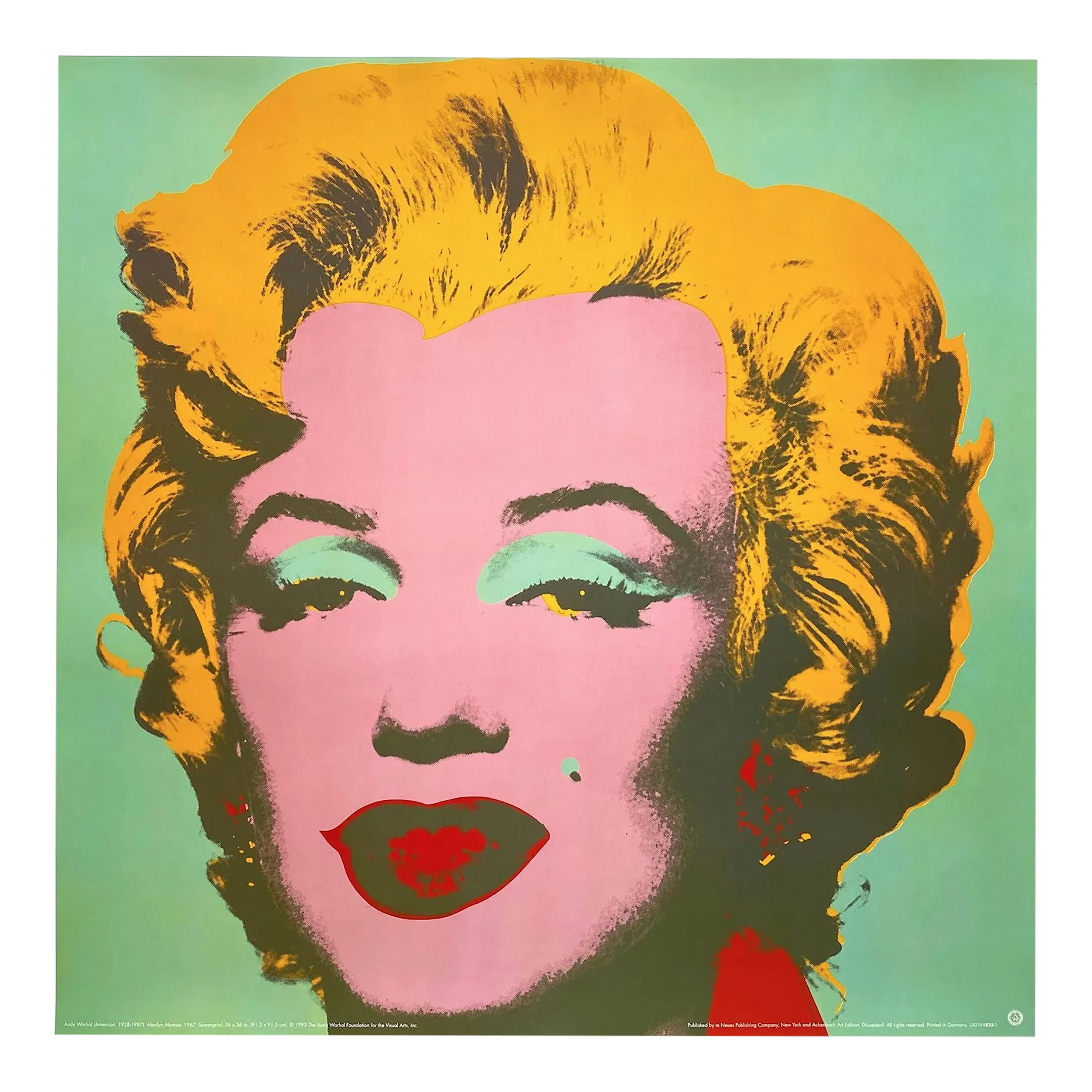 Andy Warhol Foundation Vintage 1993 Lithograph Print Extra Large