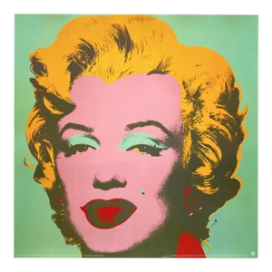 Andy Warhol Foundation Vintage 1993 Lithograph Print Extra Large Pop Art Poster " Marilyn Monroe " 1967