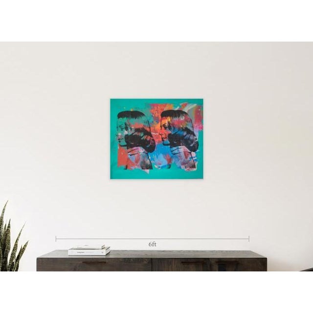 Pop Art Portrait of Grace Kelly. Acrylic on plywood. All my works are professional finished and varnished. Signature at...