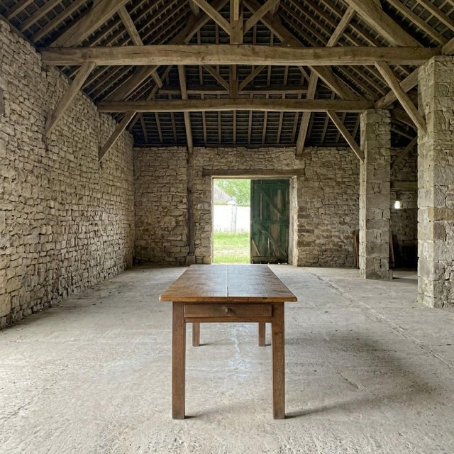 19th Century Farmhouse Table, 1880, in Very Good conditions. Designed before 1890 This piece has an attribution mark, I am...