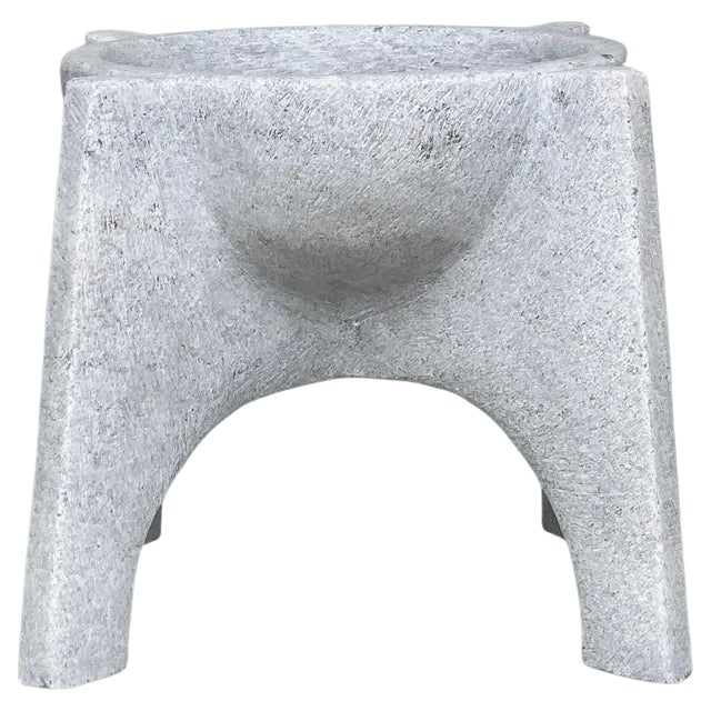 Hand Carved Marble Sculpture by Tom Von Kaenel For Sale