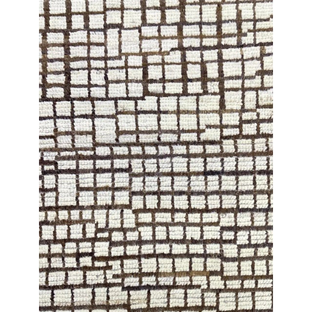 Moroccan 2020s Hand Knotted Moroccan Runner. 02'08" X 09'06" For Sale - Image 3 of 4