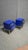 Pair of Blue Glass Bedside Tables Made in Italy Justfurnituress Designer For Sale - Image 11 of 12