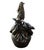 Late 19th Century Intricate Bronze Pheasant Bird on Apple With Ladybug Antique Table Bell For Sale - Image 5 of 12