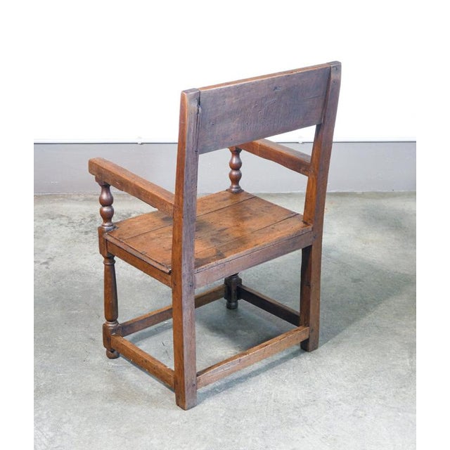 Walnut Desk and Chair, 1700s, Set of 2 For Sale - Image 16 of 18