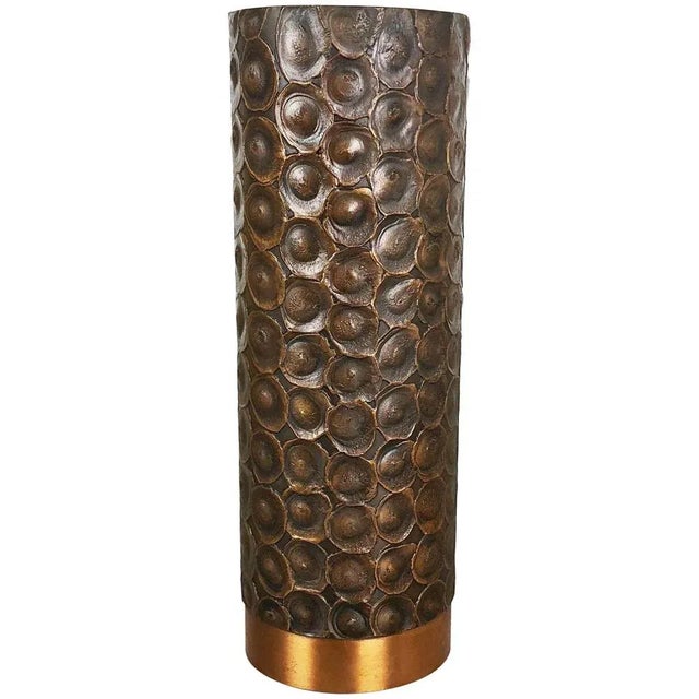 Brutalist Sculptural Copper Vase, Austria, 1950s For Sale - Image 16 of 16