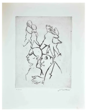 Mino Maccari, Dance, Print, 1970s