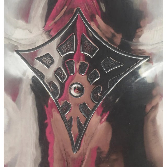 Art Deco Vintage German Continental Silver & Onyx Monumental Trophy in Art Deco-Style For Sale - Image 3 of 11