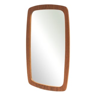Scandinavian Teak Mirror, 1960 For Sale