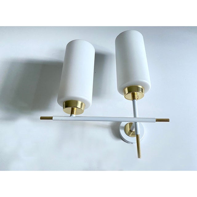 Mid-Century Modern Mid-Century French Sconces, 1960s, Set of 2 For Sale - Image 3 of 18