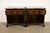 1980s Kindel Furniture Georgian Solid Mahogany Block Front Nightstands, Pair For Sale - Image 5 of 18