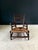 Vintage Early 1900's French Provincial Rural Design Low Lounge Chair. Made in France, 1900's period. Oak wood turned and...