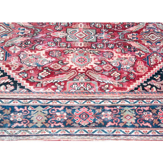 Early 20th Century Persian Mahal Rug For Sale - Image 11 of 14