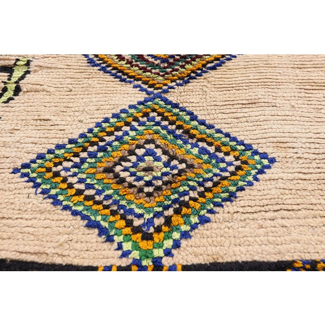Late 20th Century Vintage Azilal Moroccan Rug, 03'09 X 09'04 For Sale - Image 5 of 10