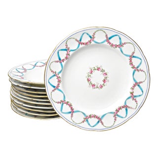 Late 19th Century English Luncheon Plates - Set of 12 For Sale