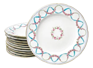 Late 19th Century English Luncheon Plates - Set of 12