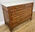 Antique French Oak Marble Top Carved Chest of Drawers For Sale - Image 3 of 15