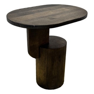 Ferm Living Insert Side Table, Black Stained Ash For Sale