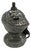 1940s Medieval Knight Helmet Chrome Eletric Lighter by Omsco For Sale