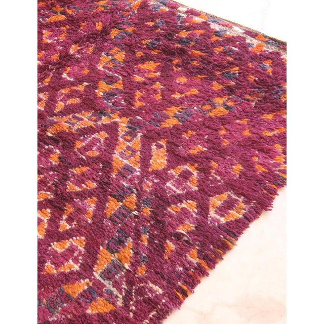 1980s Vintage Moroccan Rug - 11.5 X 6.1 Ft For Sale - Image 5 of 8