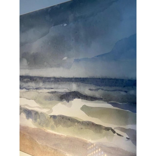 Edouard Arthur, Bretagne II, Watercolor, 1977 For Sale - Image 6 of 8