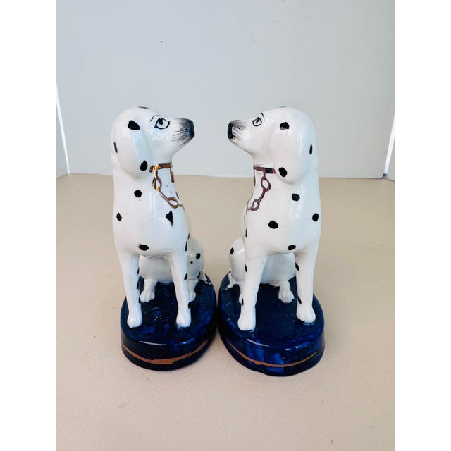 Victorian Late 19th Century Staffordshire Dogs, a Pair For Sale - Image 3 of 9