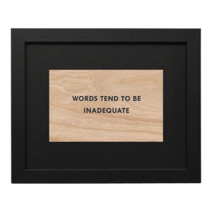 Jenny Holzer, Truisms 'Words Tend to Be Inadequate', 1977-1979