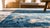 Astonishing Royal Blue Background Color With Pretty Floral-Medallion Design Antique Chinese Rug For Sale - Image 12 of 14