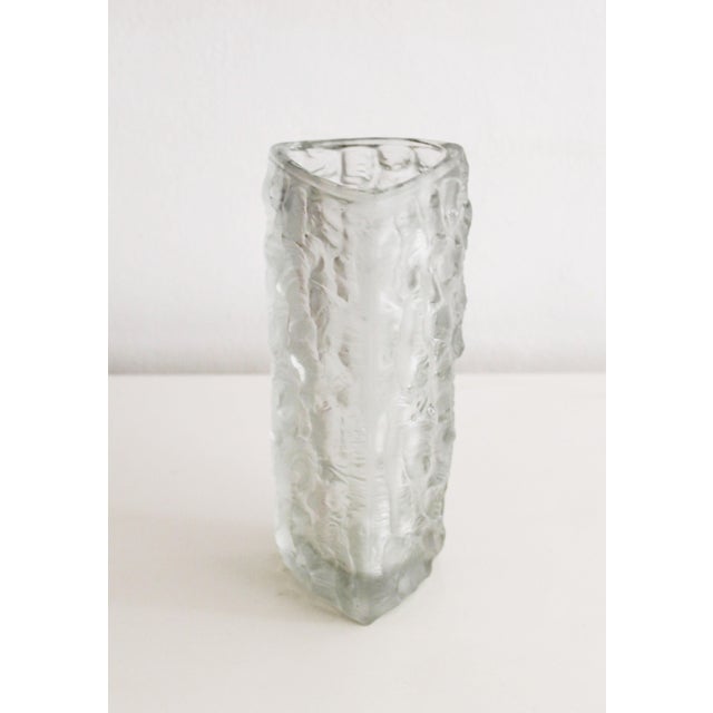 White Flower Vase by Vladislav Urban for Rosice Glasswork, 1969 For Sale - Image 8 of 14