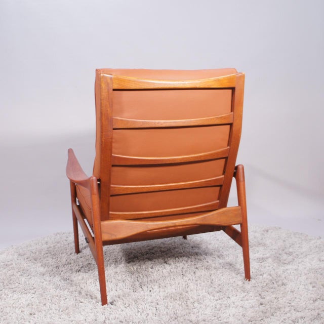 Set of Easy Chair with Ottoman by Ib Kofoed-Larsen for Ope-Möbler, 1950s For Sale - Image 9 of 11
